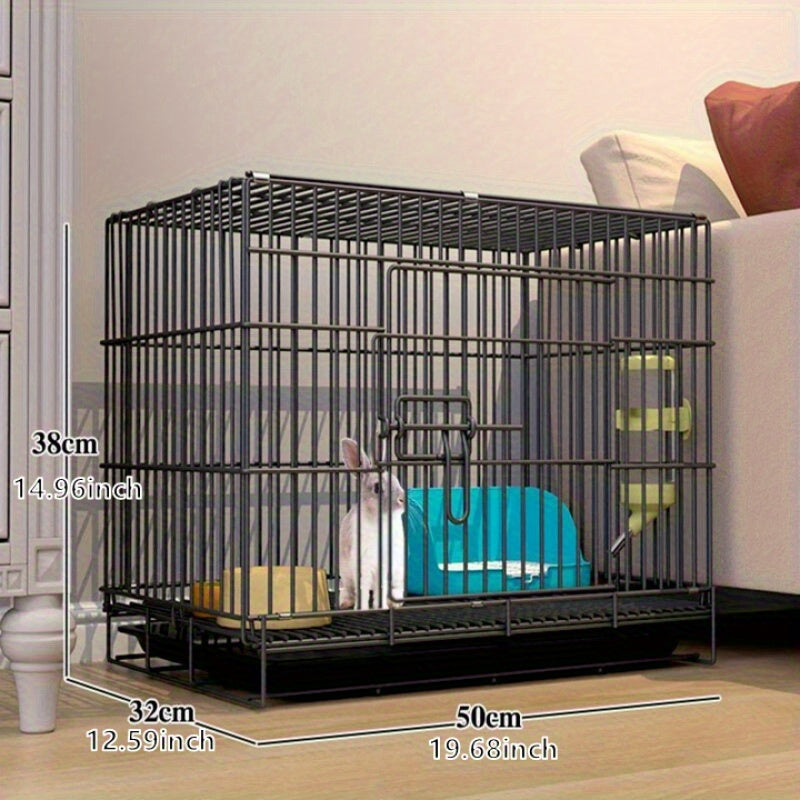 Extra-long rabbit cage