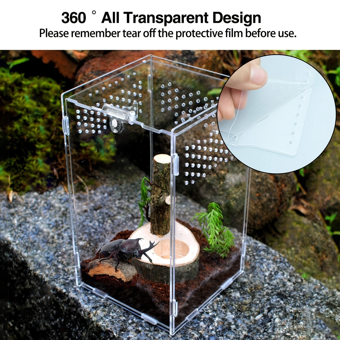 Premium cage for iguanas, snakes, and spiders