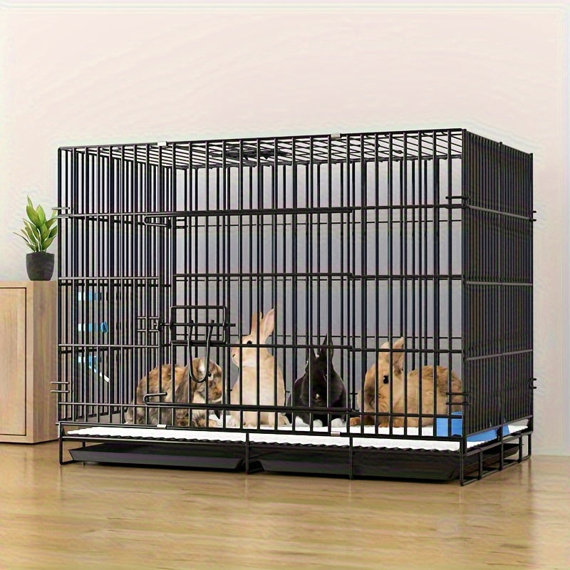 Extra-long rabbit cage