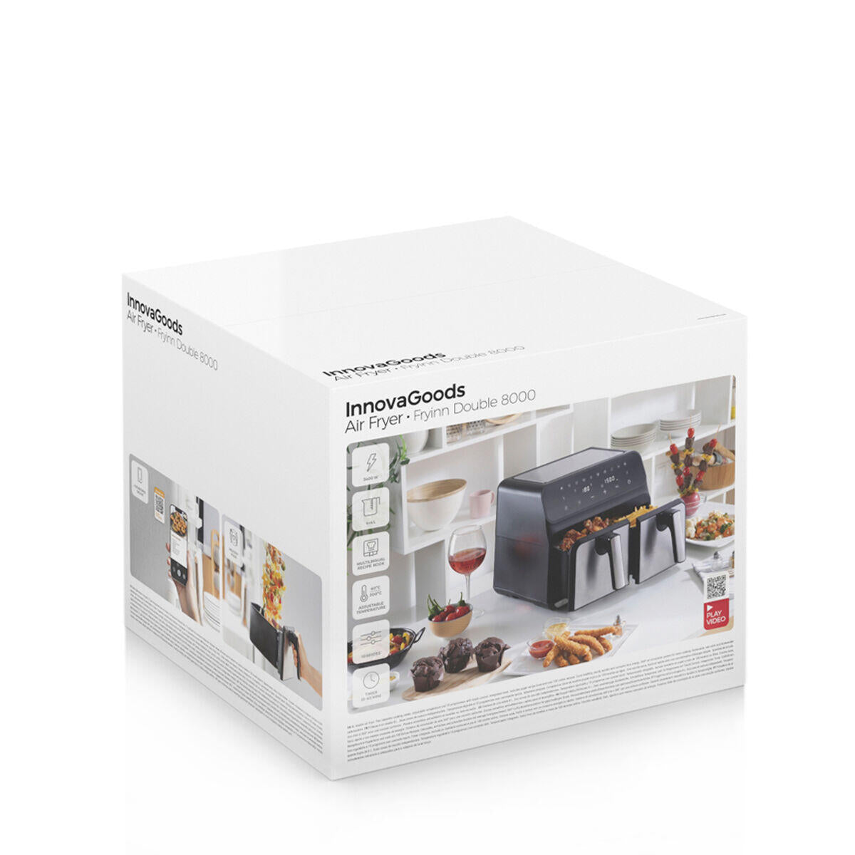 InnovaGoods Fryinn Double 8000 Air Fryer