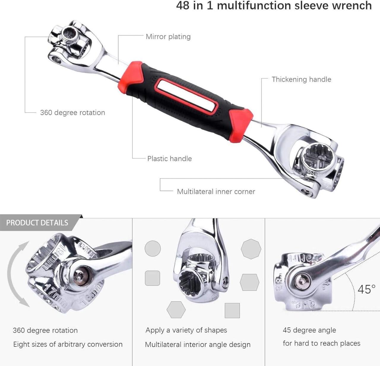 48-IN-1 UNIVERSAL SOCKET WRENCH