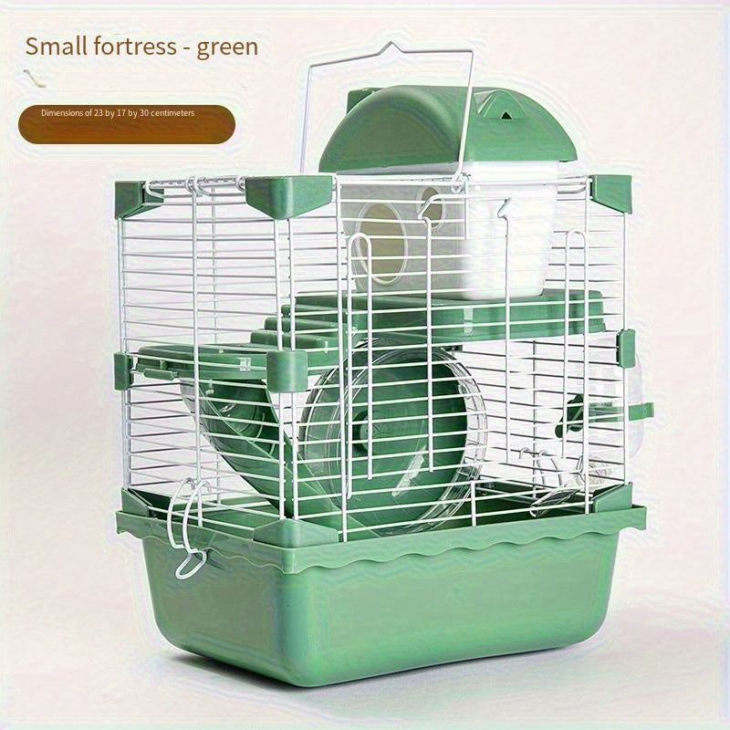 Double hamster cage