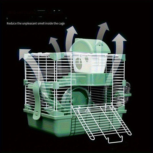 Double hamster cage