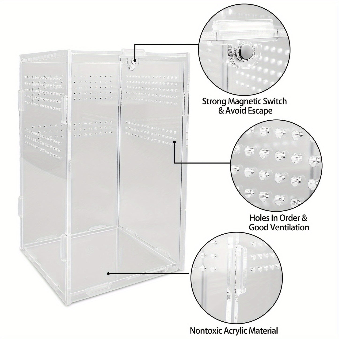 Premium cage for iguanas, snakes, and spiders 