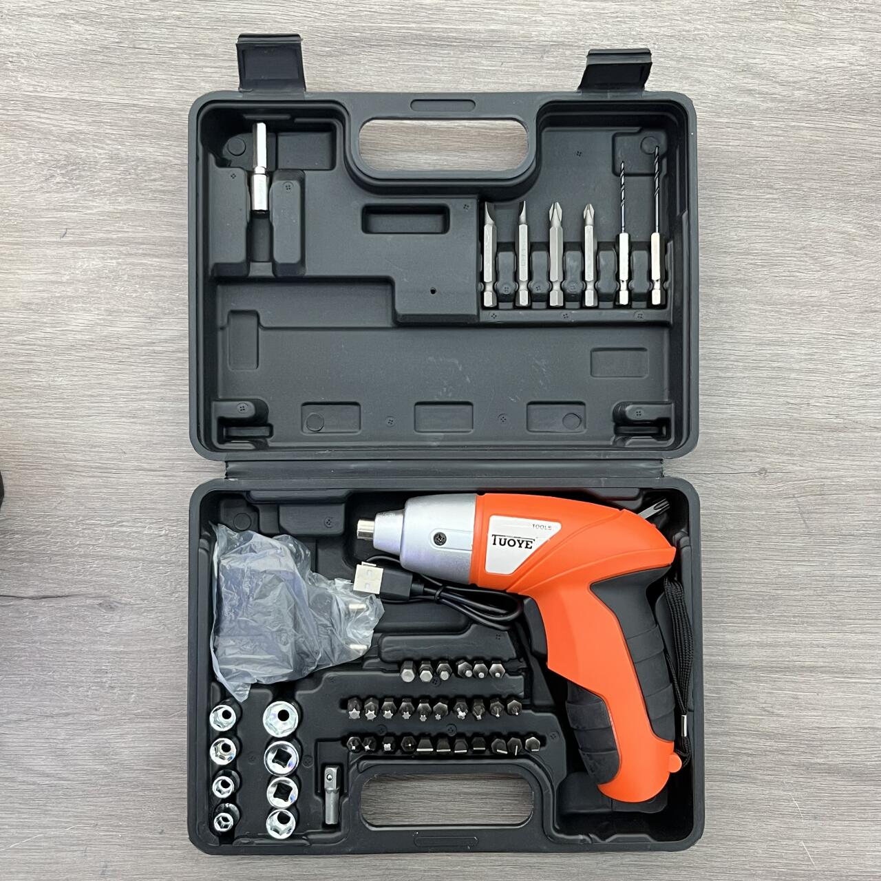 45-piece electric screwdriver kit