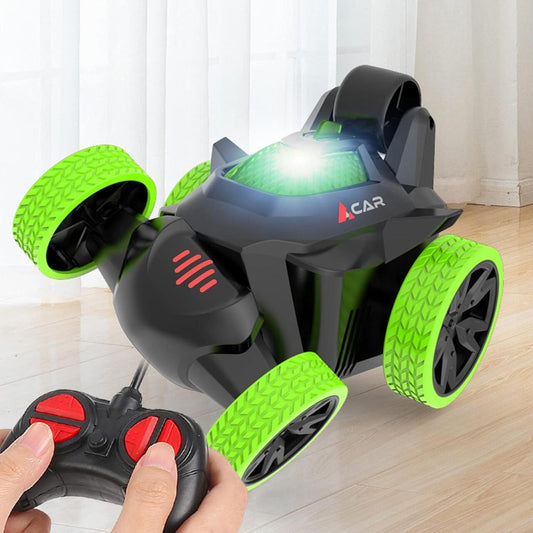 Remote Controlled Stunt Car with Spins and Flips