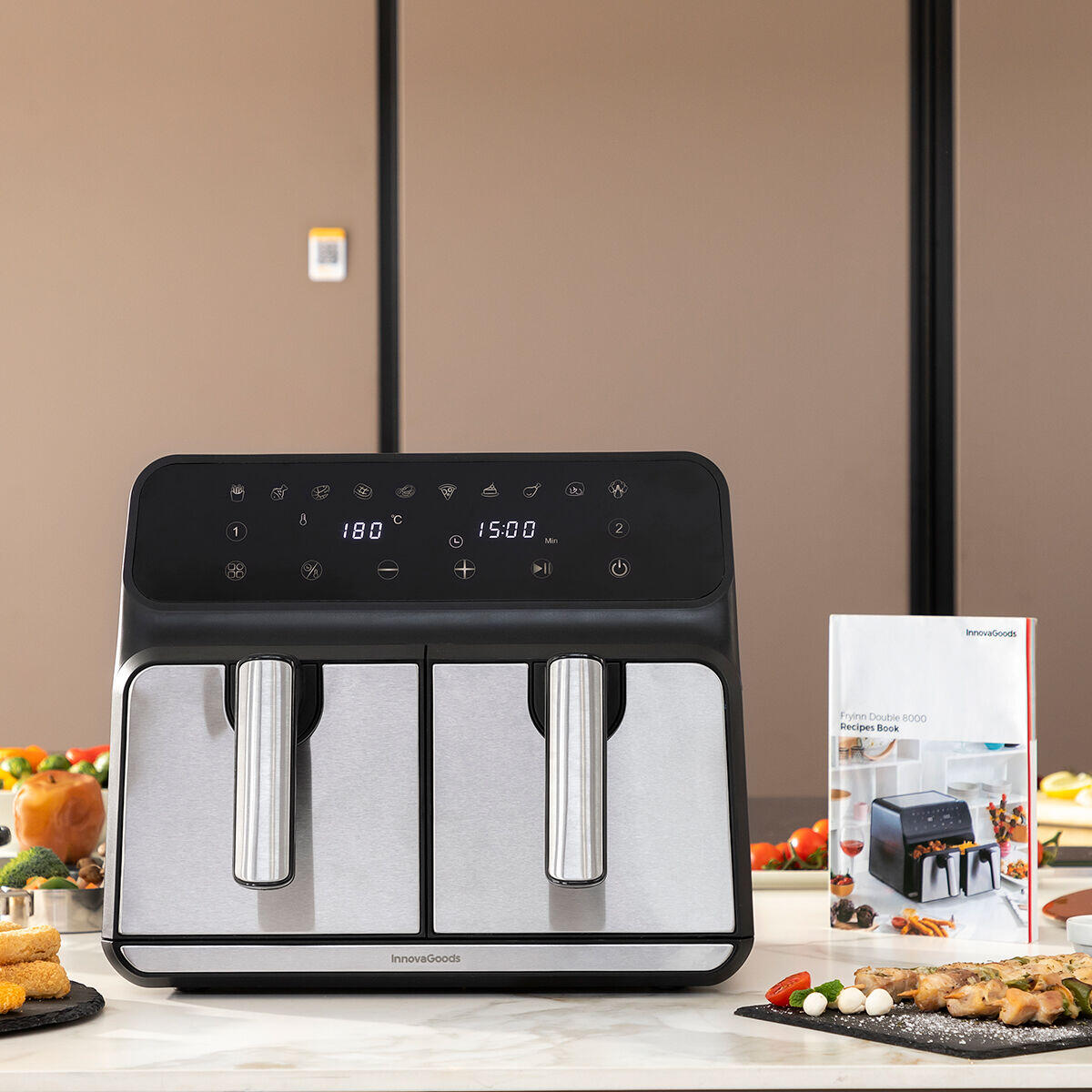 InnovaGoods Fryinn Double 8000 Air Fryer