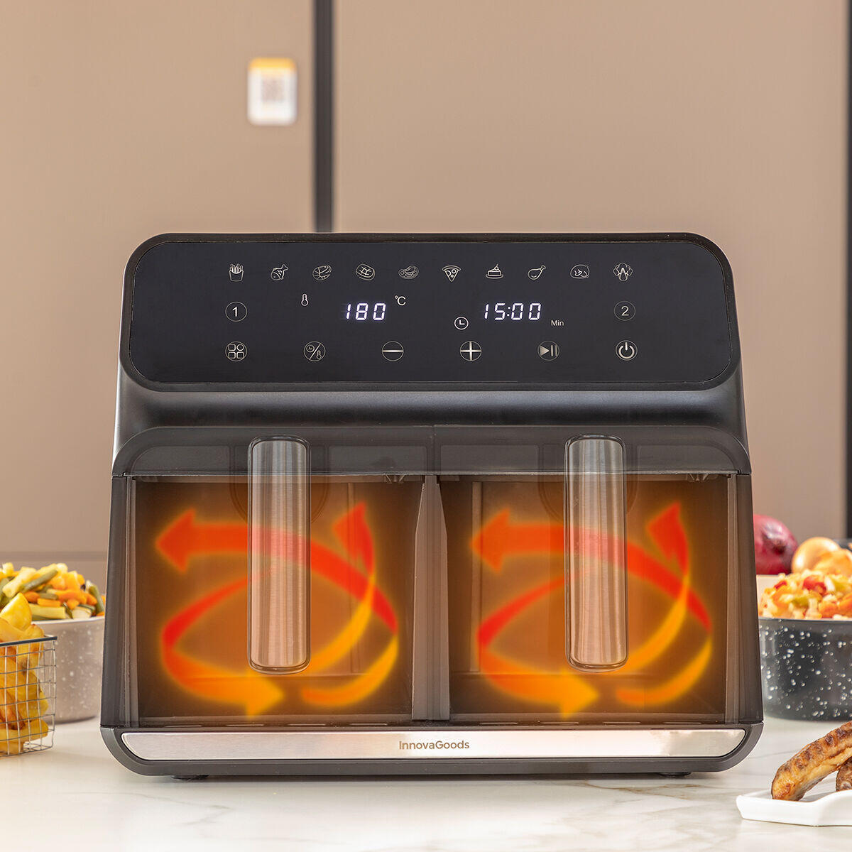 InnovaGoods Fryinn Double 8000 Air Fryer
