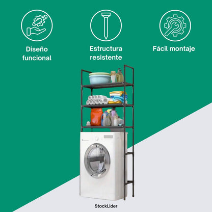 Washing machine shelf